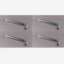 2 пары(4 шт.) диаметр 12 мм растягивается 1 метр 12 секция Толстая телескопическая антенна для ТВ радио DAB AM/FM Замена