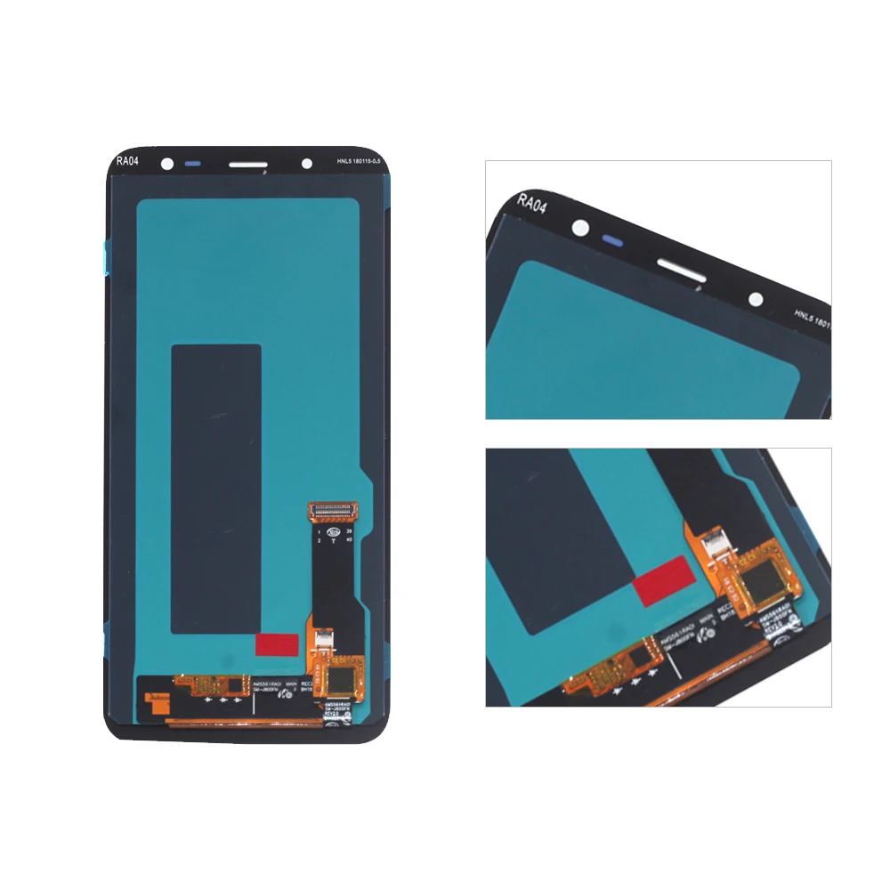 Супер AMOLED ЖК-дисплей для samsung Galaxy J6 J600F J600 ЖК-дисплей сенсорный экран в сборе запасные части