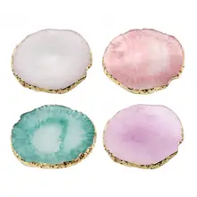 Resina pedra paleta de cores falso unhas dicas desenho paleta de cor de unhas gel polonês exibição de cor do prego mistura display para manicure