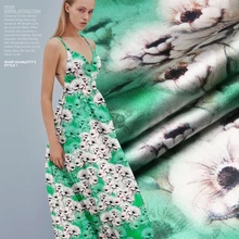 118 см атласная шелковая ткань с принтом МЕТР 19 мм мягкий шелк стрейч атласная ткань спандекс шелковая ткань для платья оптом ткань