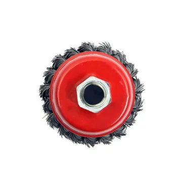 

75mm Twist-Knot Cup Wire Brush Bit Wheel For Grinder Drill Paint/Rust Removal