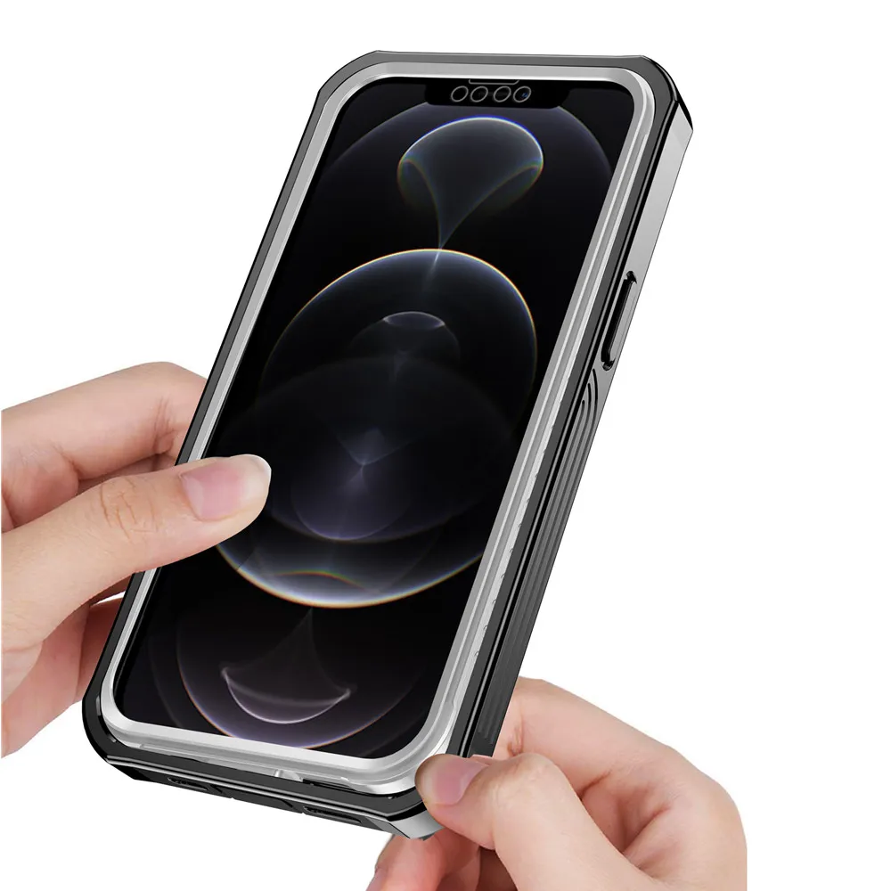 

Противоударный чехол Ares для iPhone 13 12 Pro Max, двухслойный прочный бампер для iPhone 11 Pro XS Max XR 7 8 Plus с защитой