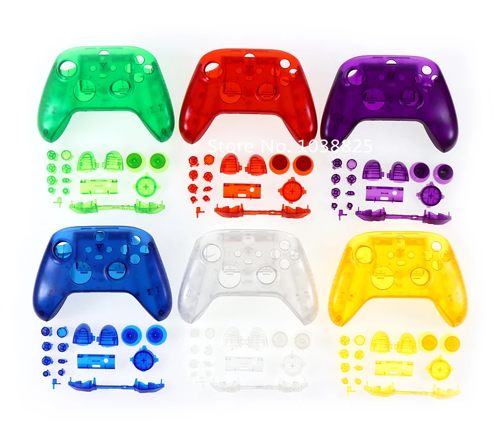 

10pcs Transparent housing Shell Cover case for Xbox series X S clear housing Skin cover for xbox s x controller