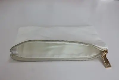 white bag A Персонализировать Любое Имя Монограмма Макияж косметичка-рукописный шрифт пользовательское имя косметичка-лучший друг подарок, подарки подружки невесты - Цвет: white bag A