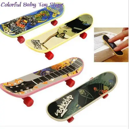 1pcs Cute Mini Finger Skateboard Fingerboard Skate Board Toys Gift For Boys Kids Children Party Favor | Игрушки и хобби