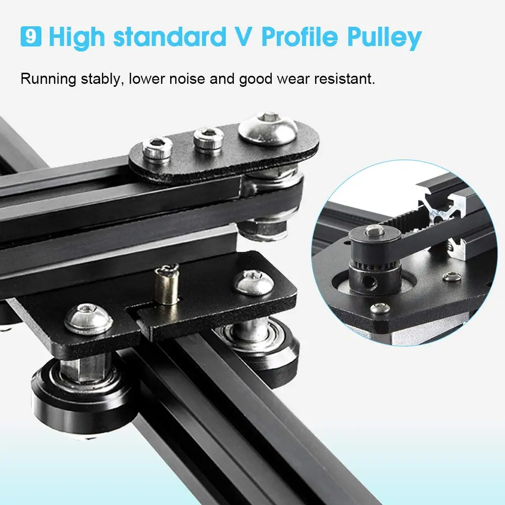 Creality Ender 5 креативный одножильный 3d принтер XY FDM обновленная Поставка печать для любителей дома и школы пользователей