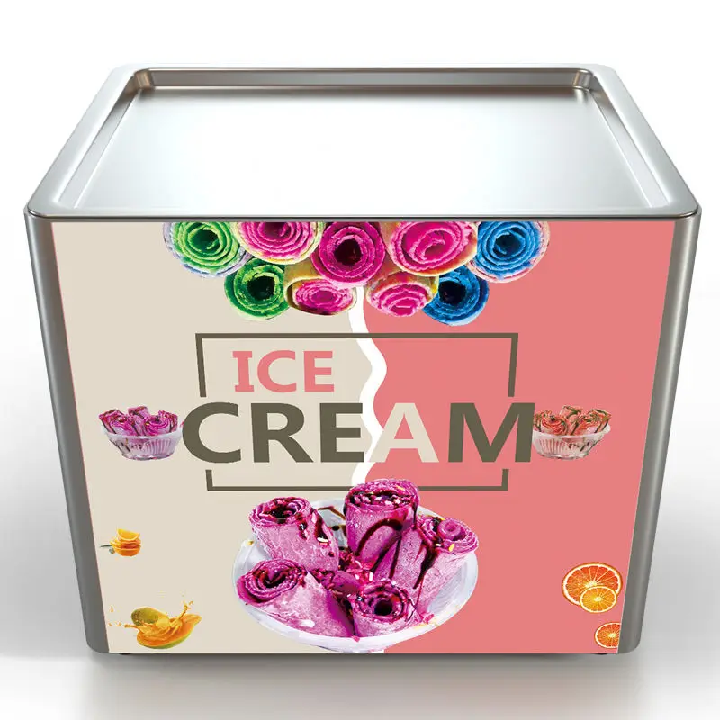 

Commercial Fried Ice Machine Mini Small Smoothie Machine Fried Yogurt Ice Cream And Fruit Frying Machine Home Use