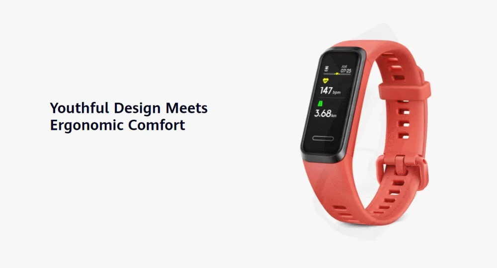 Huawei Band 4 Smart Watch Global Version SmartBand 0.95'' Color Music Control Heart Rate Health Monitor health Sleep Snap Sport  (1)
