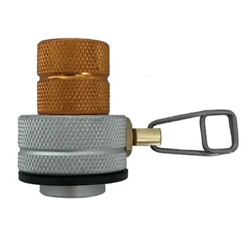

Burners Portable Gas Refill Adapter Outdoor Camping Aluminum Alloy Stove Convertor Butane Propane Shifter Hiking Reusable Picnic
