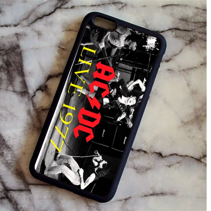 Зеленый KETAOTAO ACDC чехол для телефона с австралийской рок-группой s для iPhone 4S 5C SE 5 5S 6 6S 7 8 Plus XR XS Max чехол из мягкого ТПУ резины силикона - Цвет: Зеленый