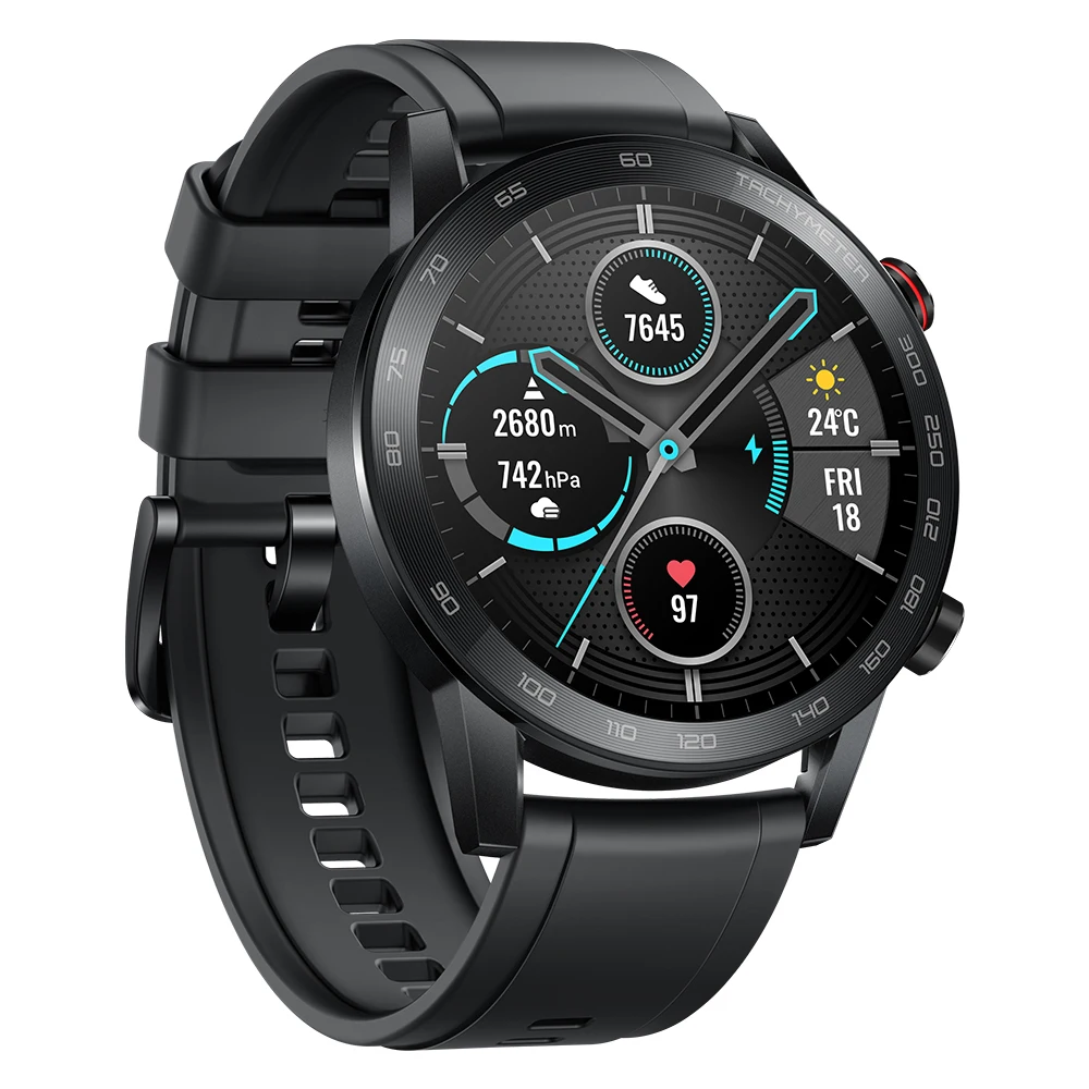 Huawei Honor Magic 2 46 мм умные часы 15 спортивных моделей gps 14 дней Срок службы батареи 5 АТМ плавание крови кислородный трекер с Kirin A1