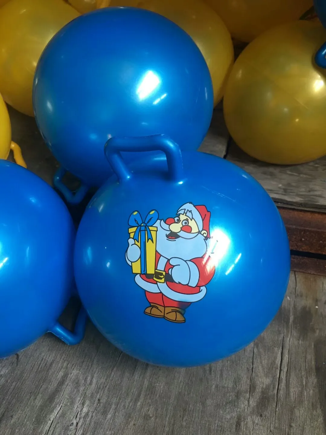 45 см Толстая ручка мяч прыжок мяч, взрывозащищенный ПВХ Jumba