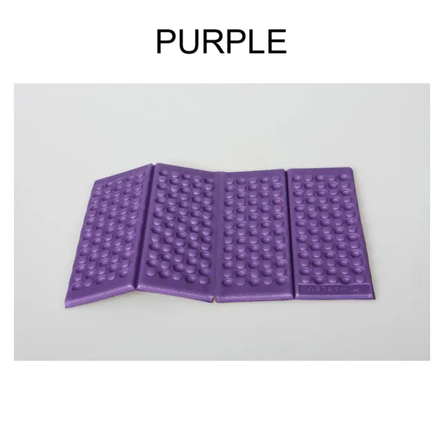 MENFLY Picnic Camping Mat Beach Moisture-Proof Foldable XPE Cushion Hiking  Portable Small Mats Egg Trough Waterproof Pad Purple