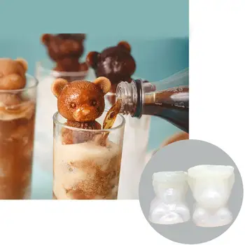 

Cute Bear Shape Silicone Mold for Fondant Cake Decorating Tools Sugarcraft Soap Chocolate Mold for Kitchen Accessories