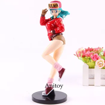 

Anime Dragon Ball Z Action Figure Bulma PVC Collection Model Toy Glitter & Glamours Birthday Gift 2 Colors
