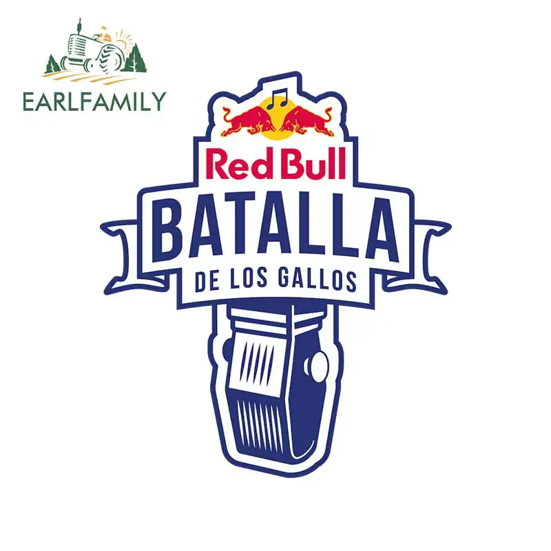 EARLFAMILY 13 см x 11,2 см для Red of Bull BATALLA графика забавные автомобильные наклейки бампер окна ноутбука автомобильные наклейки виниловые водонепроницаемые