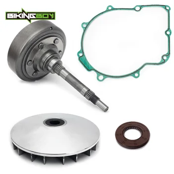 

BIKINGBOY Wet Clutch Housing Drum + Primary Sheave + Gasket + Oil Seal For Yamaha YFM 660 F Grizzly 2002-2008 Rhino 660 04-07