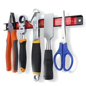 

1pc Magnetic Tool Holder Hardware Tool Strong Magnet Storage Repair Portable Hardware Magnetic Hanging Tool Holder Bar S3Q1
