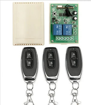 

433Mhz Universal Wireless Remote Control Switch DC12V 2CH Relay Receiver Module & RF 433 Mhz for Light Switch