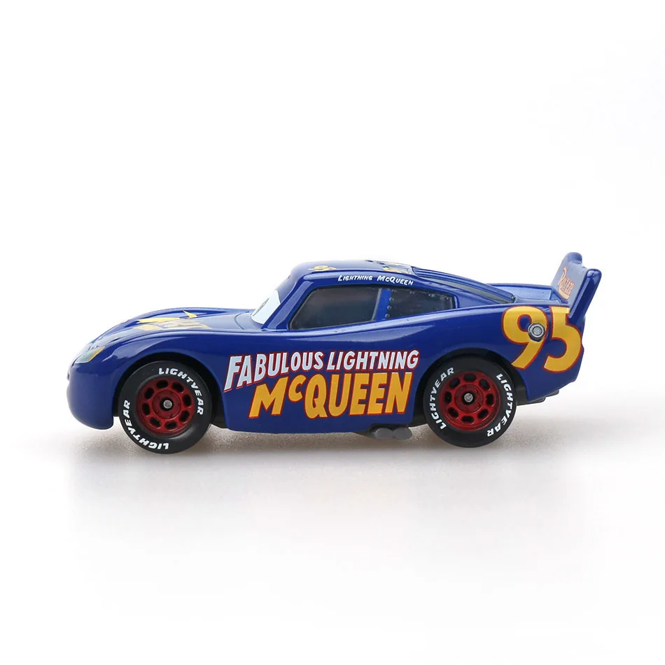 Disney Pixar Cars 2 3 Lightning 40 стиль Mcqueen Mater Jackson Storm Ramirez 1:55 литой автомобиль металлический сплав мальчик детские игрушки подарок