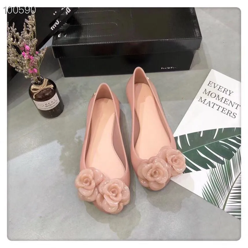 Melissa/Женская обувь Милые женские сандалии на плоской подошве Брендовая Melissa
