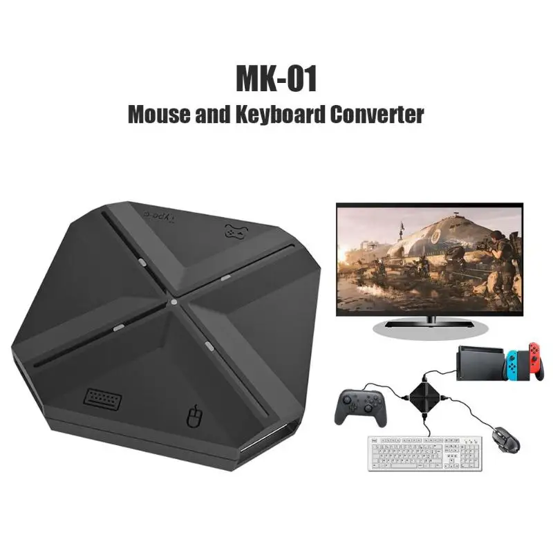  Game Handle Turn Keyboard Mouse Throne Play Chicken Eating Pubg Artifact for Switch / Xbox / PS4 / 