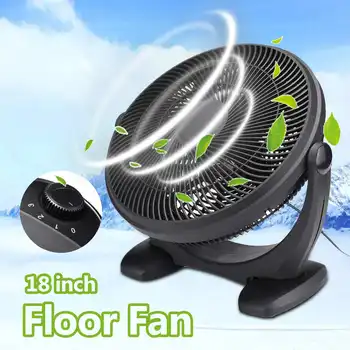 

220V 50W 18 Inch Electric Floor Fan 3 Speed Adjustment Silent Portable Fan 360 Degree Household Industrial Air Cooling Fan