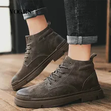 Рабочие ботинки Мужские модельные мотоциклетные ботинки модная обувь черного цвета из высококачественной кожи мужские Ботильоны удобная обувь