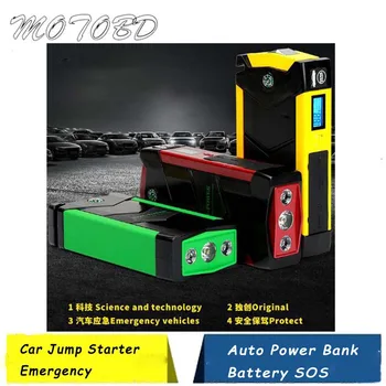 

New Super Capacity 69800mAh Multi-Function 12V Car Jump Starter 4USB Power Bank Compass SOS Lights 600A Peak Car Battery Charger