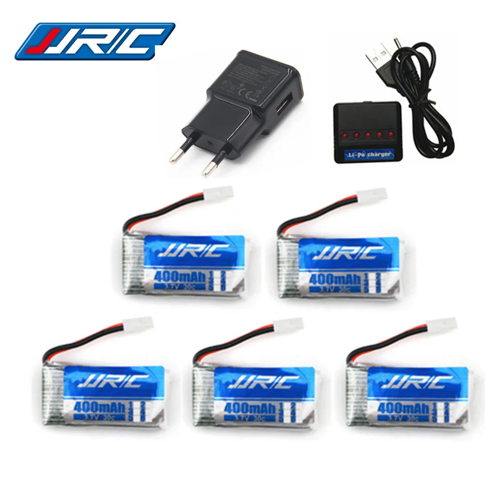 Зарядное устройство Lipo Батарея 3,7 v 400 мА/ч, 30C для JJRC H31/JJRC H43hw Дрон Li-Батарея JJRC H31 Lipo Батарея+(5in1) Кабель зарядного устройства 3/4/5 шт
