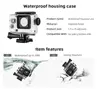 Waterproof Housing Case Motorcycle Charger for SJ4000 WiFi SJ9000 Sj7000/6000 F60 F68 W8 W9 H9 EKEN H9/H9R C30/C30R Accessories ► Photo 2/6