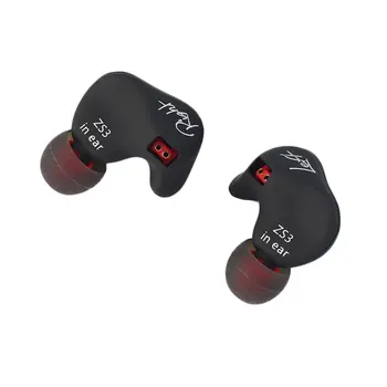 

Universal Kz-ZS3 The Most Comfortable Ergonomic Design HIFI Headphones Two Styles Black Noise Cancelling Earphone