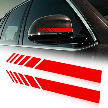 

Car Rearview Mirror Side Decal Stripe Vinyl for Fiat 500 Tipo Punto stilo Freemont Cross Coroma Panda Idea Palio Egea 500X Toro