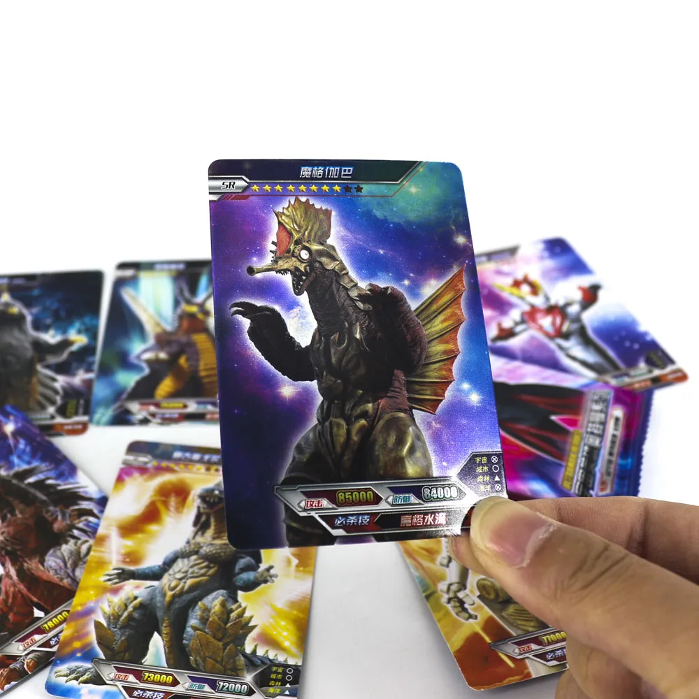 Горячие Altman высокое качество Ultraman блестящие карты 8 144 288 флэш карты Kaiju коллекция настольные игры игрушки для детей