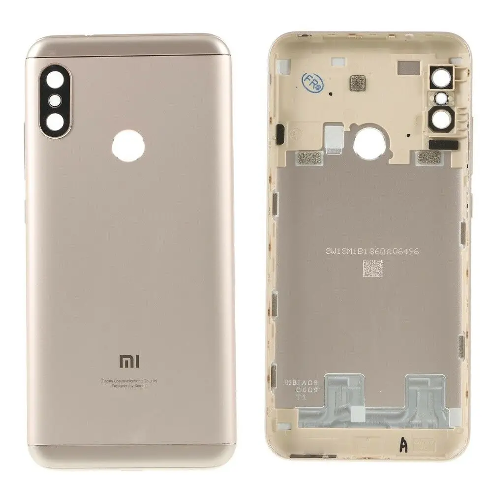 Для Xiaomi mi A2/mi A2 Lite Задняя стеклянная крышка Задняя Дверь Замена для mi A2/mi A2 Lite чехол для батареи чехол для батареи