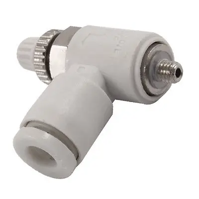 

4mm 5/32" One Touch Fitting M3 Thread Pneumatic Speed Controller Air Valve