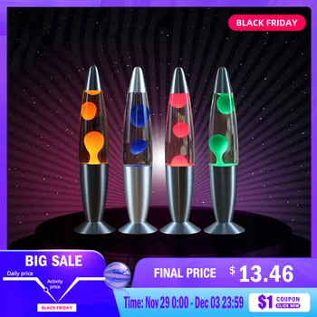 

Lava Lamp Decorative Jellyfish Light Bedroom Night Lights Bedside Lamp Home Decorations High Brightness Aluminium Alloy