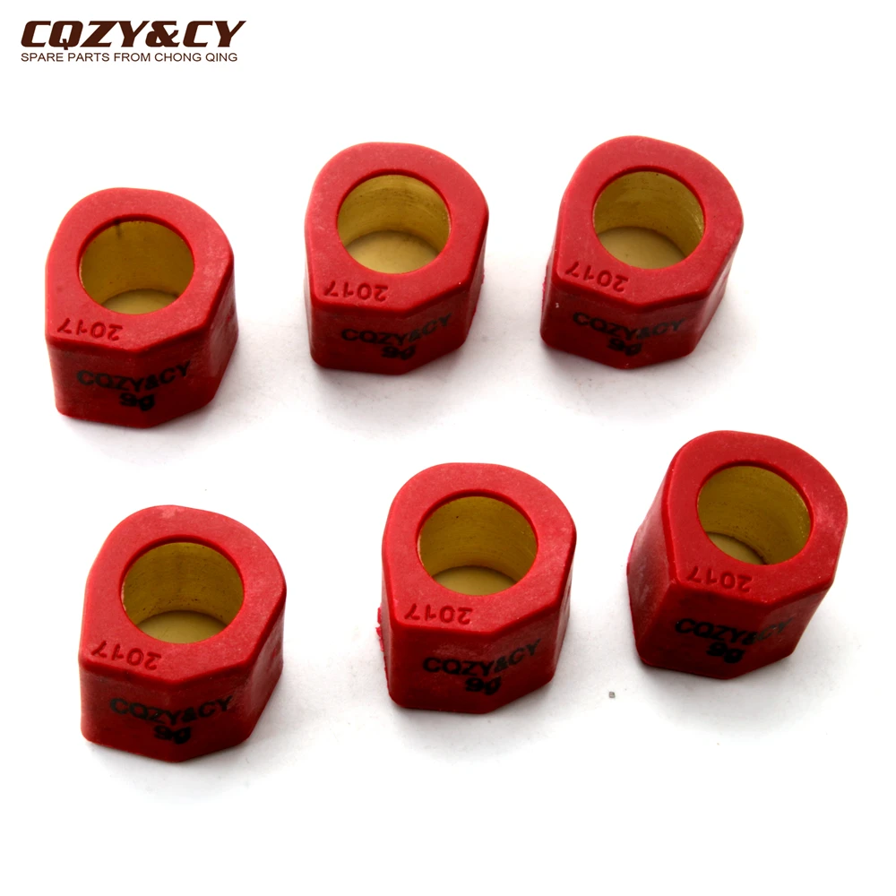 Enhanced Racing Roller Set - 6 Piece Adjustable Weight Set (20x17mm)