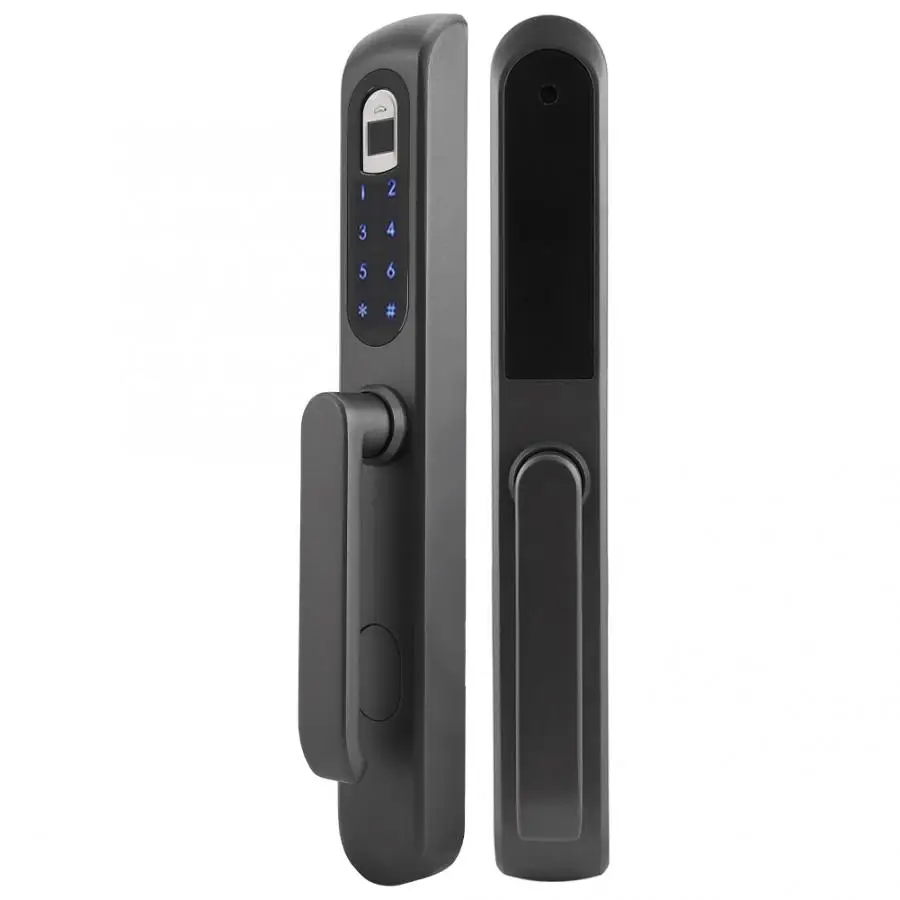 2# Aluminium Alloy Intelligent Door Lock Fingerprint Password IC Card Reader Fingerprint Password IC Card Reader