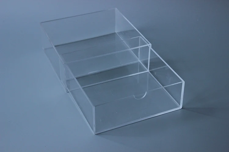 Заказной акриловый прозрачный стол коробка макияж Чехол для хранения ювелирных изделий Дисплей Стенд часы держатель