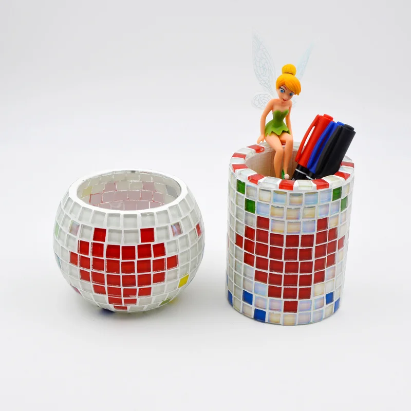 200 шт./пакет разноцветная квадратная стеклянная мозаичная плитка для рукоделия