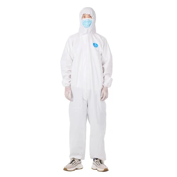 

Reusable Coverall Isolation Suit for Staff Protective Clothing Dust-proof Coveralls Antistatic Coverall 2020 New