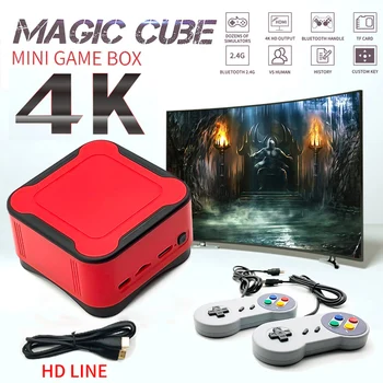 

Mini Game Console for HDMI TV/Computer Output Built-in Speaker Retro Vidoe Game Console with 2 Joystick