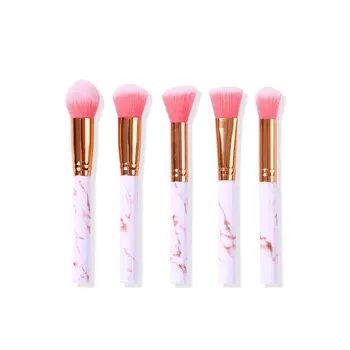 

10pcs Makeup Brushes Blusher Brush Plastic Handle Foundation Powder Brush Eyebrow Brush Women Make Up Tool