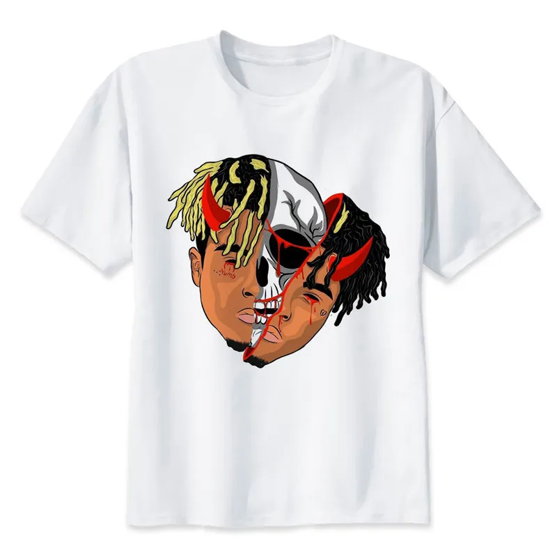 Новейшая футболка Rap Xxxtentacion, уличная футболка Rip Xxxtentacion, Мужская футболка в стиле хип-хоп, летняя футболка для мужчин или женщин
