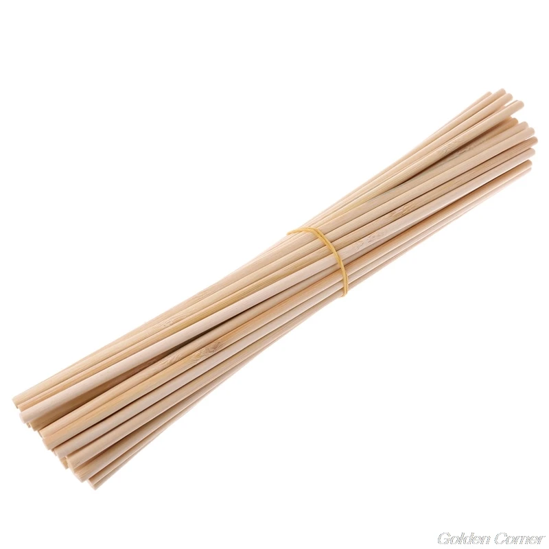 50Pcs Wooden Plants Grow Support Bamboo Sticks Garden Flower Support Cane DIY Building Model Materials D02 20