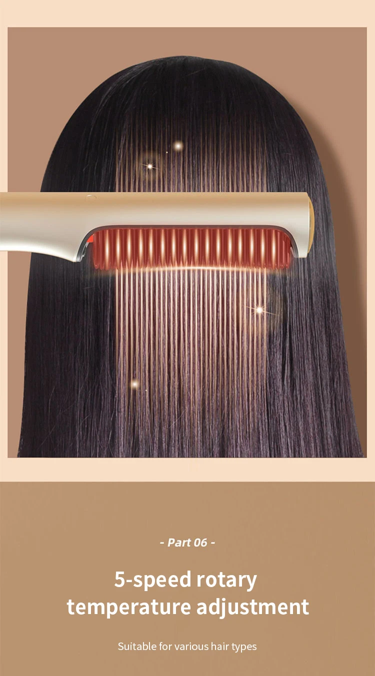 Gadgetoo Youpin Riwa Negative Ion Hair Straightening Comb Electric Hot Comb Brush Gadgetoo Youpin Riwa Negative Ion Hair Straightening Comb Electric Hot Comb Brush