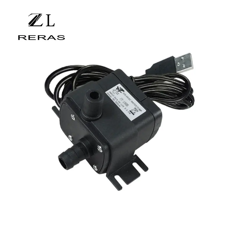 

12V DC Brushless Pump JT180B Hydroponics Cycle Craft Soilless Culture Silence Submersible Land Fish Tank Pump USB Connector