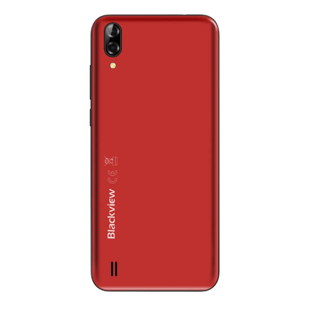Blackview A60 красный 13 МП камера заднего вида 4080 мАч смартфон 6," экран капли воды Android 8,1 1 Гб+ 16 Гб MT6580 четырехъядерный мобильный телефон