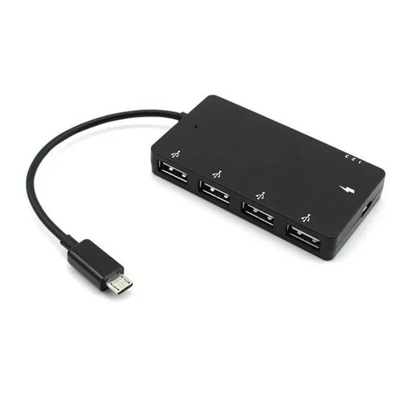 Микро-usb-кабель-концентратор адаптер 4 Порты и разъёмы сплиттер с Мощность зарядки для acer Asus lenovo Thinkpad 8 планшеты